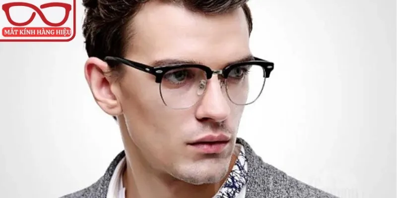 Mua kính nửa gọng nam chính hãng uy tín ở đâu?